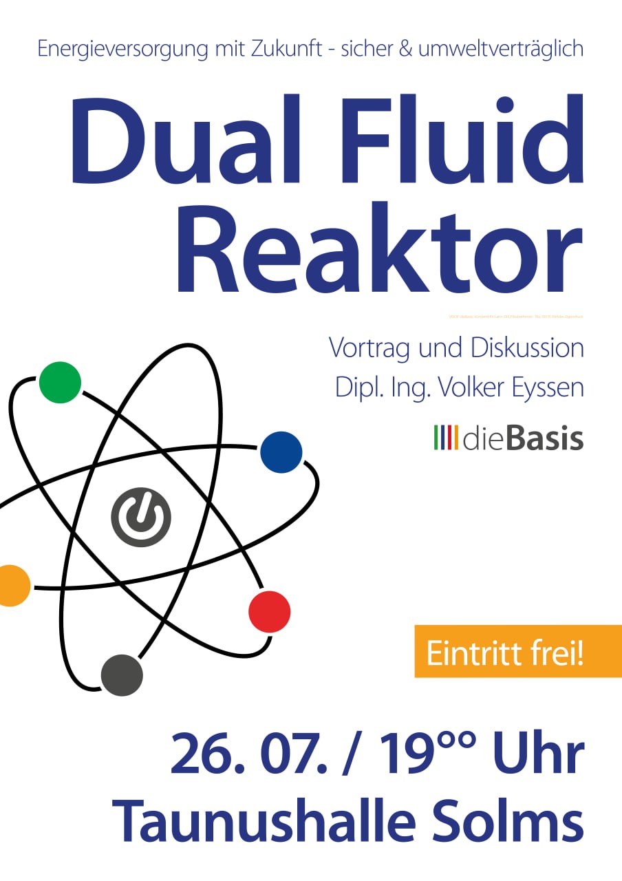 Dual Fluid Reaktor