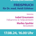 Freispruch für Dr. med Heidi Göldner