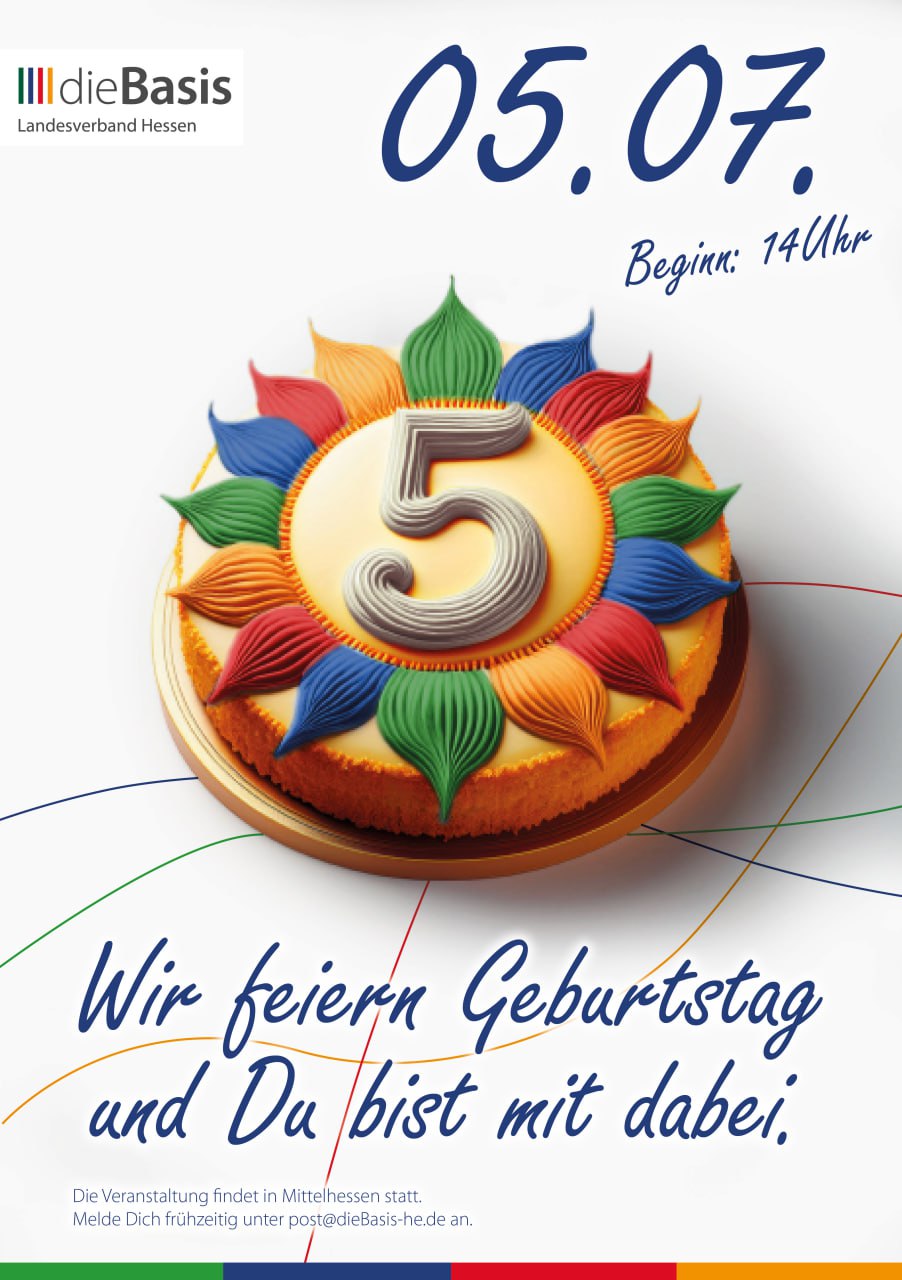 Geburtstagsfeier, 5 Jahre dieBasis