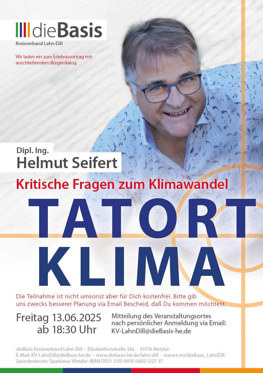 Tatort Klima - Kritische Fragen zum Klimawandel