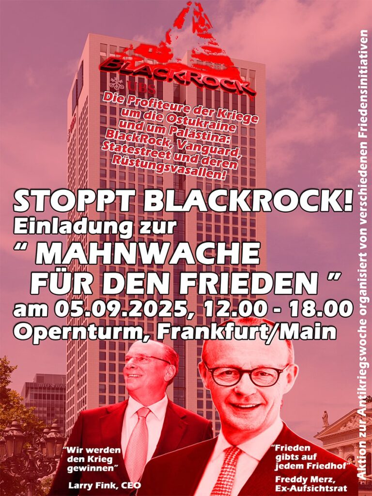 Mahnwache für den Frieden