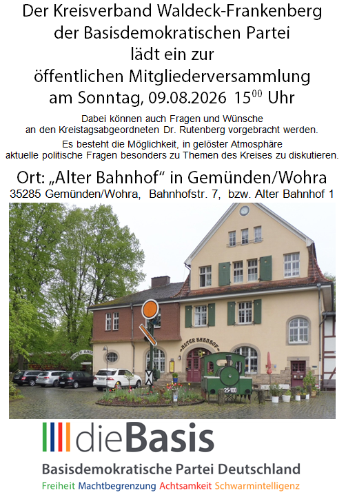 Mitgliederversammlung KV Waldeck-Frankenberg